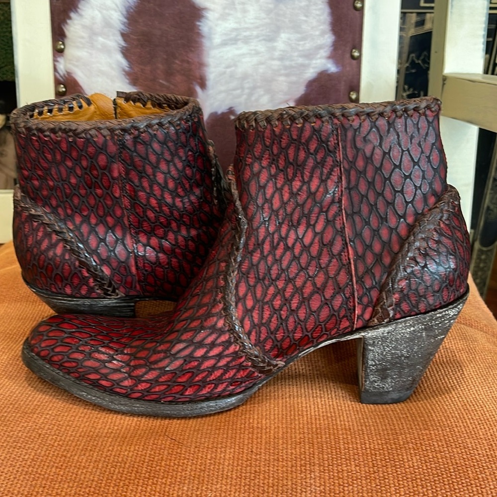 Old Gringo Adela Ankle Cowboy Boots 8.5 - Picture 4 of 7